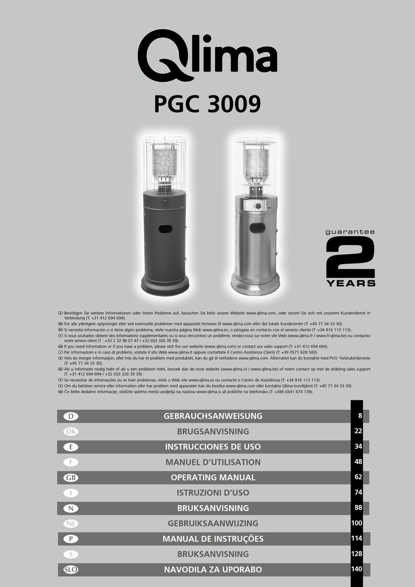 Qlima 101726 User manual