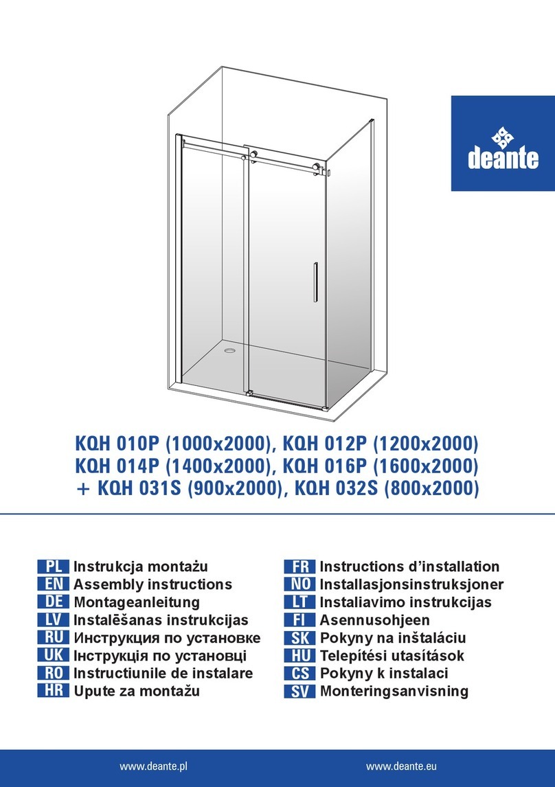 deante KQH 010P Assembly instructions