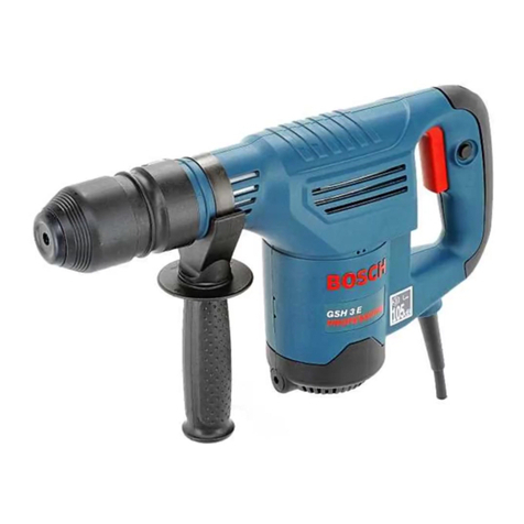 Bosch GSH 3 E Professional Original instructions