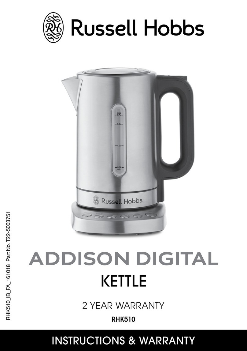 Russell Hobbs ADDISON DIGITAL User manual