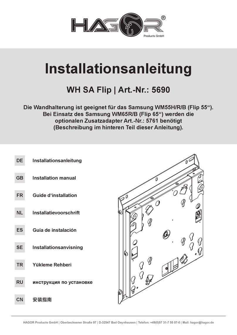 HAGOR 5690 installation manual