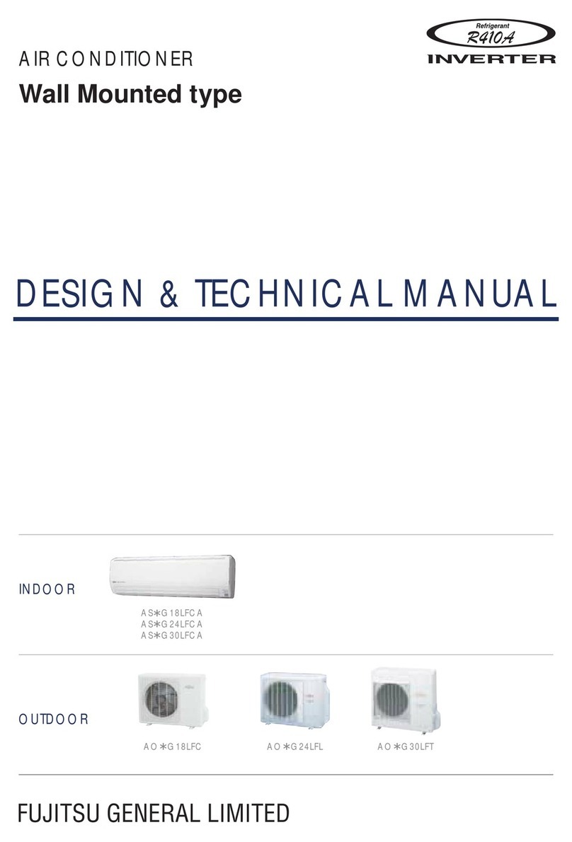 Fujitsu AS G18LFCA Series Service manual