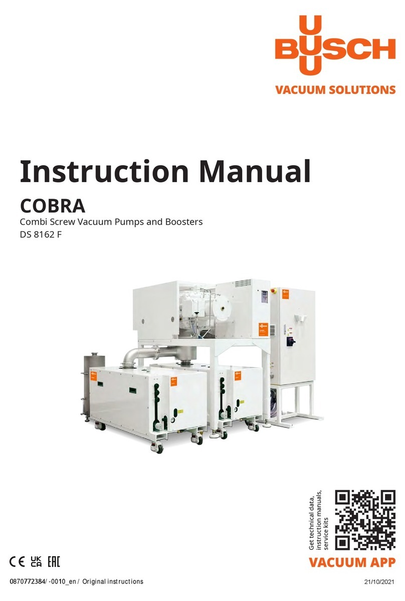 BUSCH COBRA DS 8162 F User manual