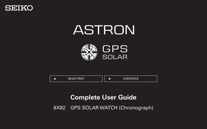 Seiko ASTRON 8X82 GPS SOLAR Complete user guide
