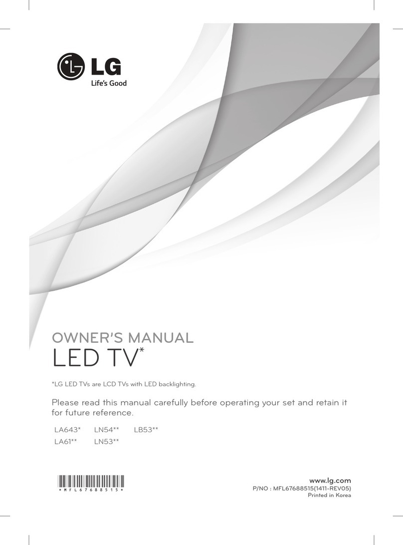 LG LA643 Series User manual