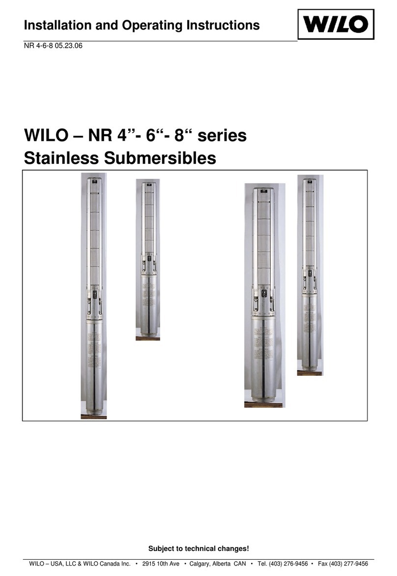 Wilo NR 4 Series User manual