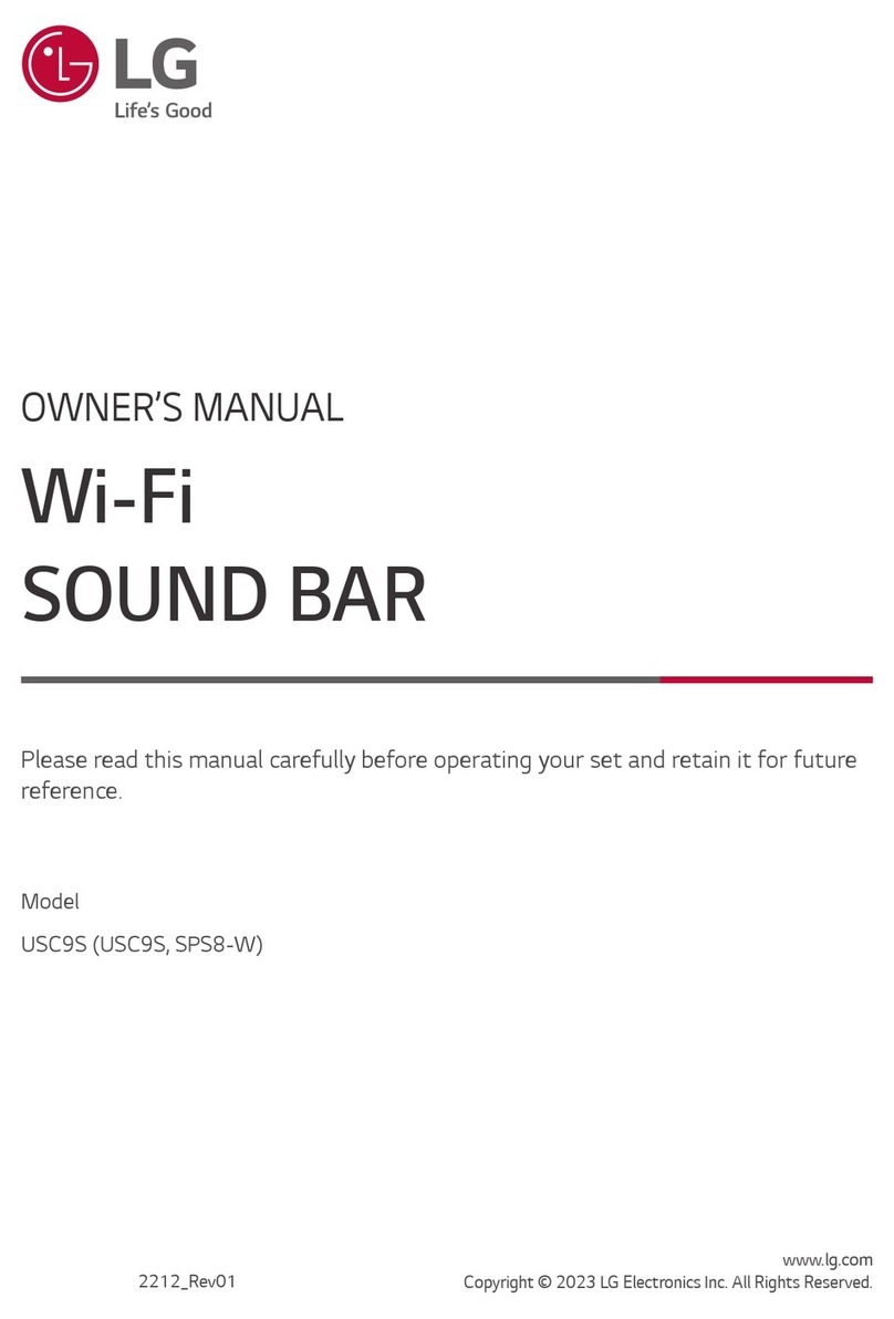 LG USC9S User manual