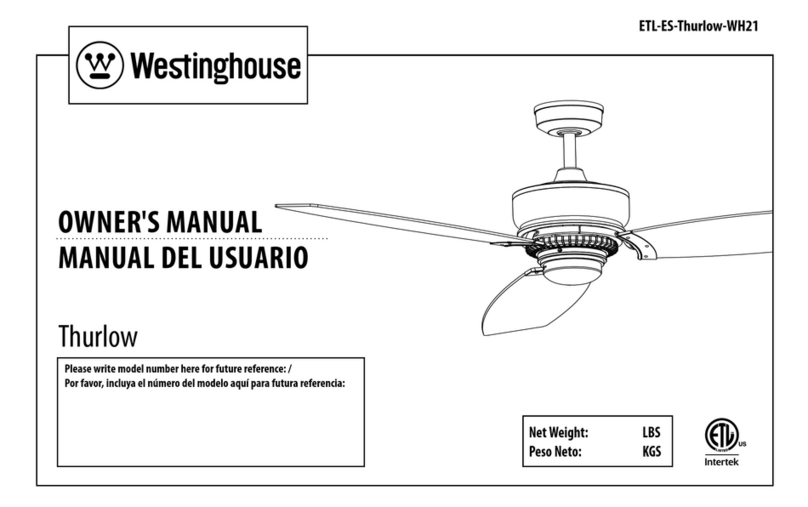 Westinghouse Thurlow User manual