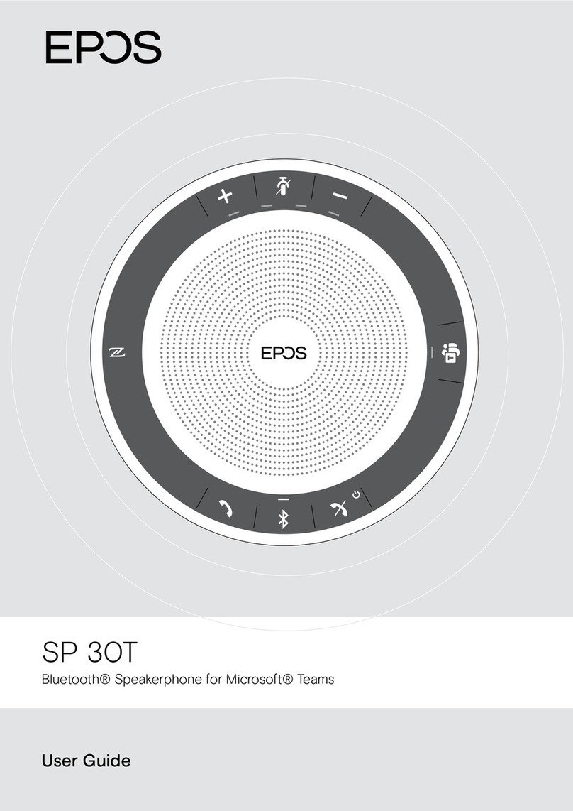 EPOS SP 30T User manual EPOS SP 30T User manual