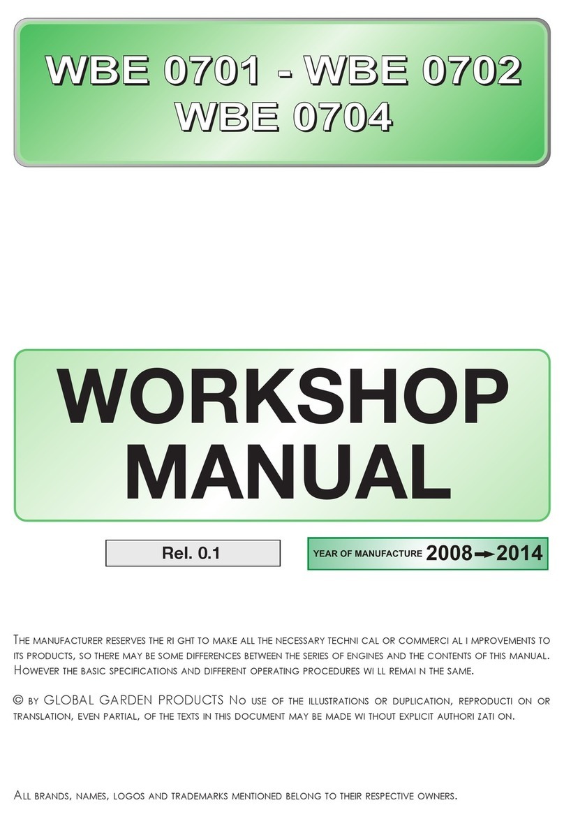 Global garden products WBE 0701 Workshop manual