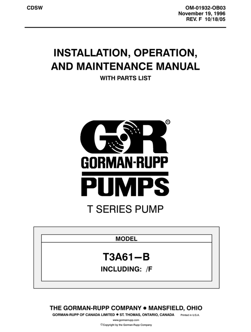 GORMAN-RUPP PUMPS T3A61-B Application guide GORMAN-RUPP PUMPS T3A61-B Application guide