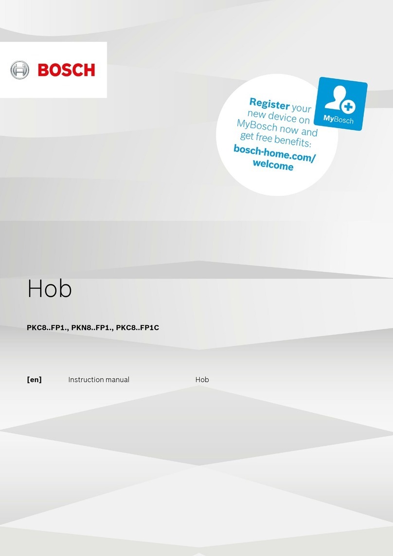 Bosch PKC8 FP1 Series User manual