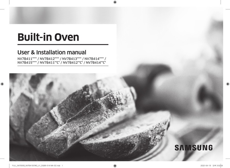 Samsung NV7B412 Series User & installation manual