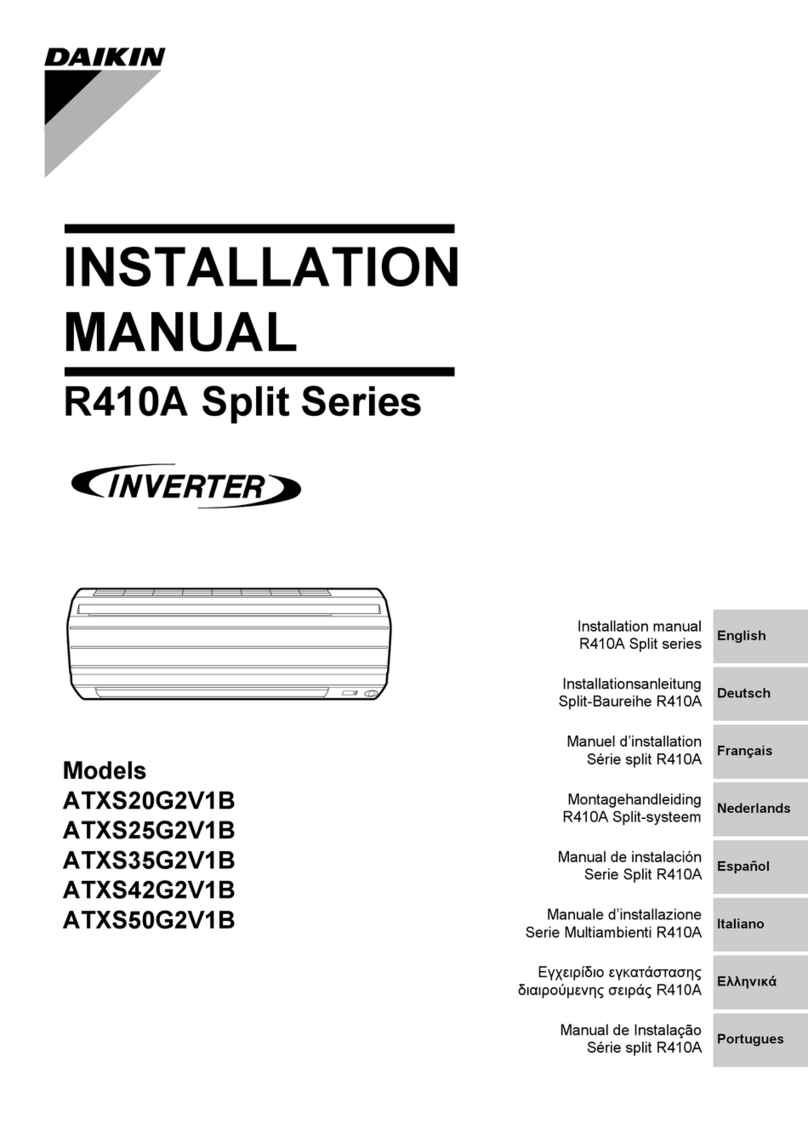 Daikin Super Multi NX ATXS25G2V1B User manual
