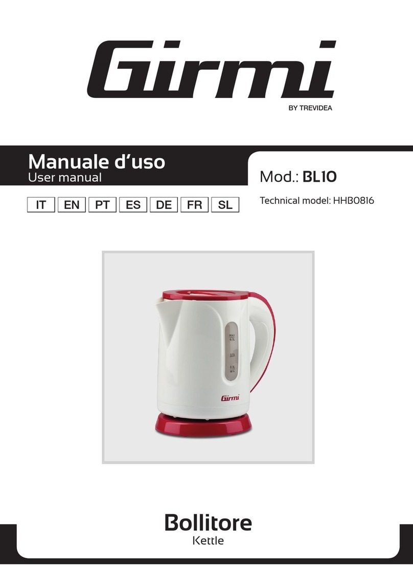 TREVIDEA Girmi BL10 user manual