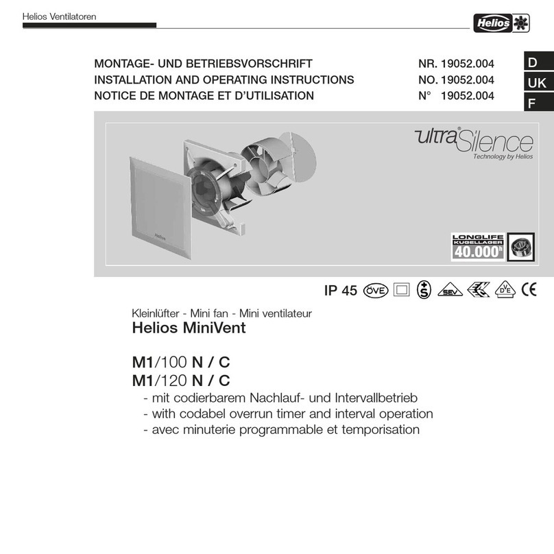 Helios M1/100 N / C Installation and operating instructions