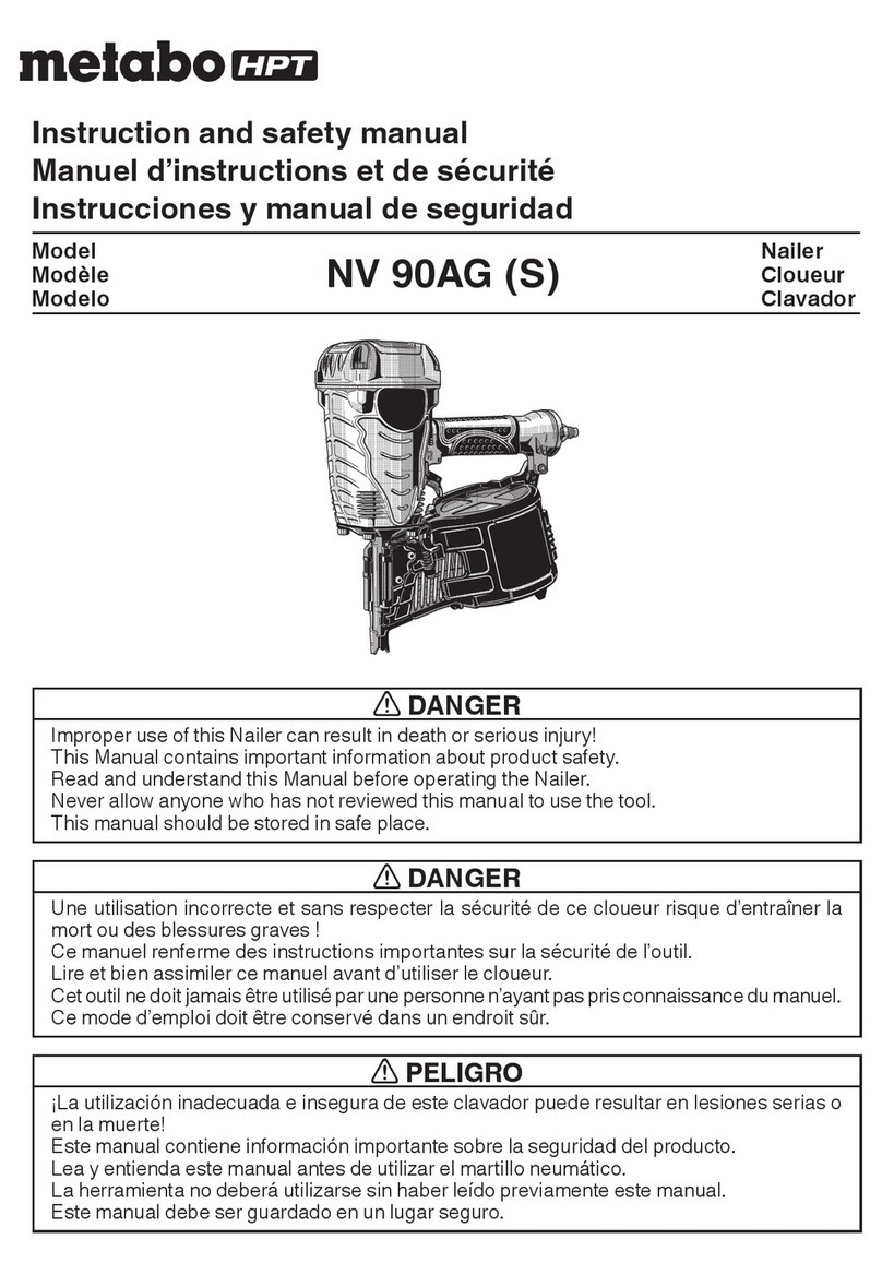 Metabo HPT NV 90AG Instruction Manual