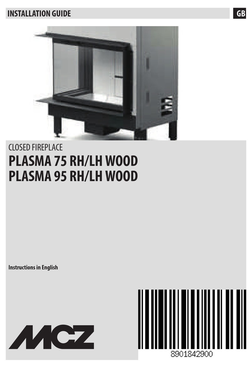 MCZ PLASMA 75 LH WOOD installation guide MCZ PLASMA 75 LH WOOD installation guide