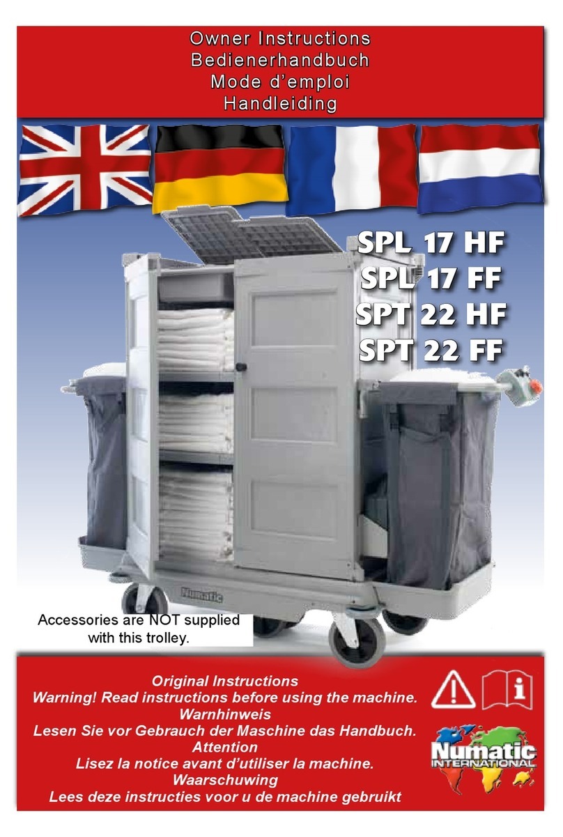 Numatic SPL 17 HF Owner's instructions