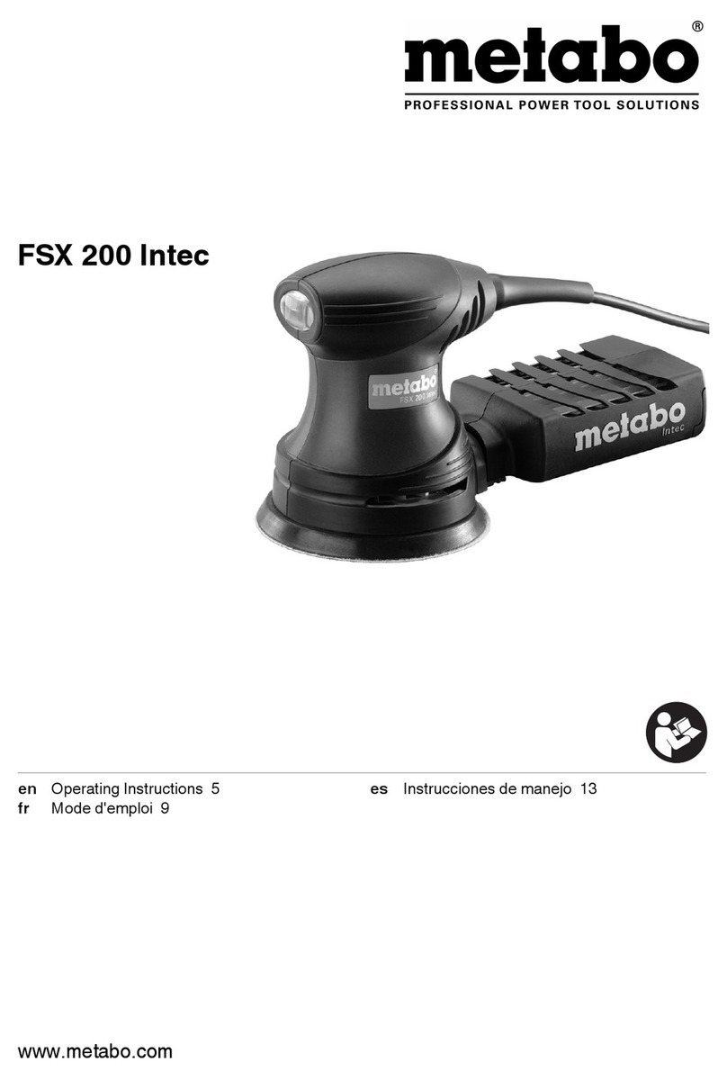 Metabo FSX 200 INTEC - User manual