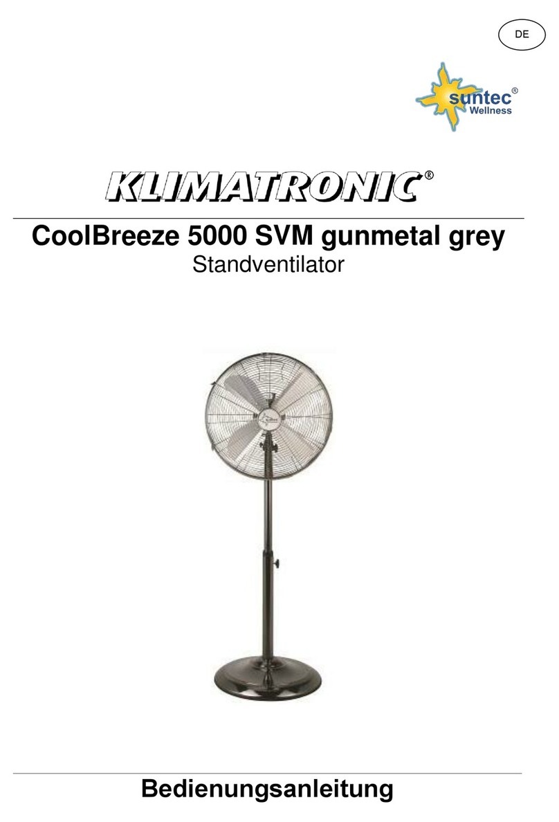 Suntec Wellness Klimatronic CoolBreeze 5000 SVM manual Suntec Wellness Klimatronic CoolBreeze 5000 SVM manual