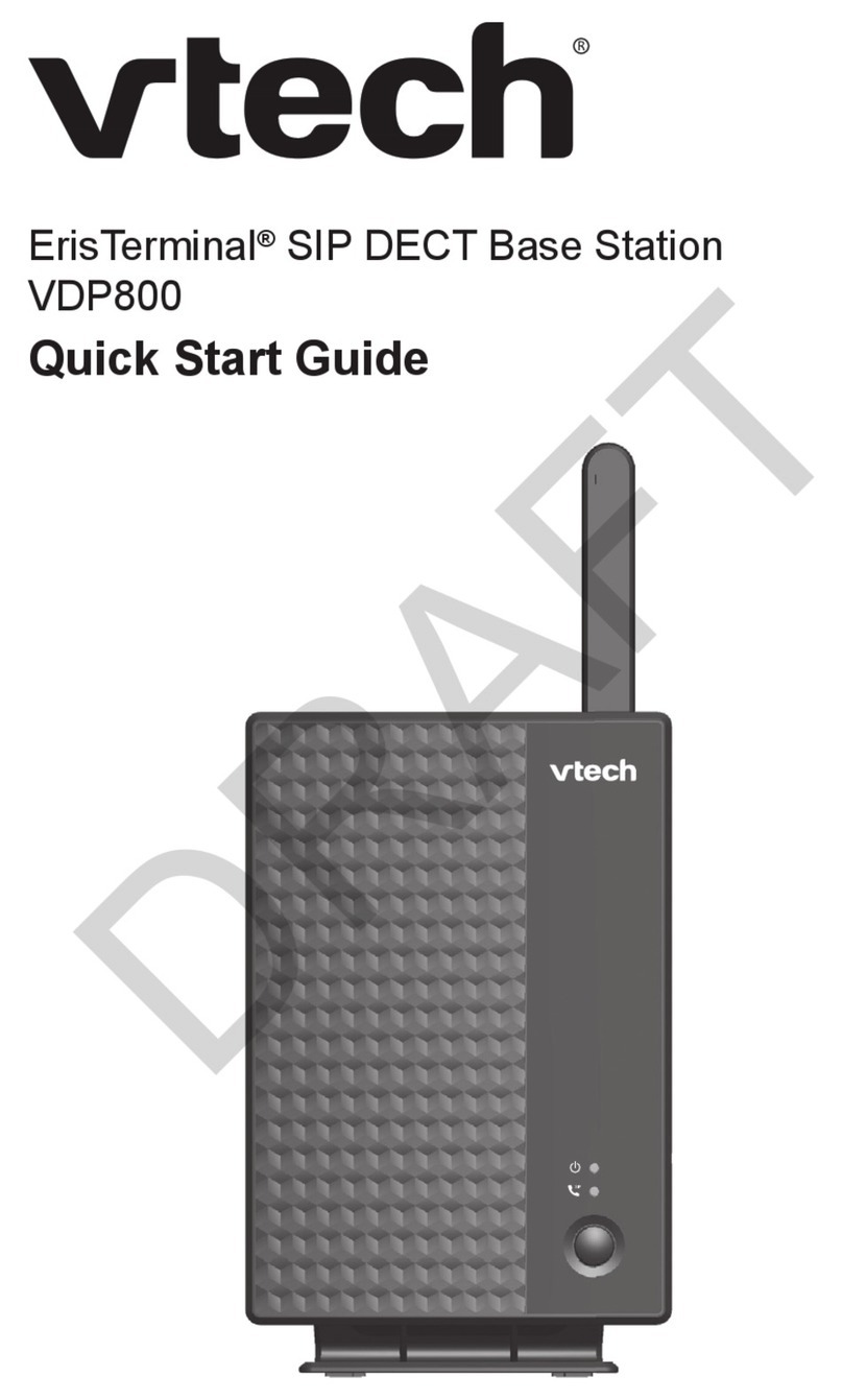 V-tech ErisTerminal VDP800 User manual