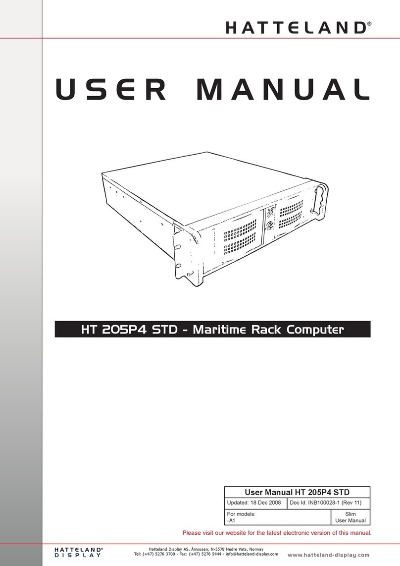 Hatteland HT 205P4 STD User manual