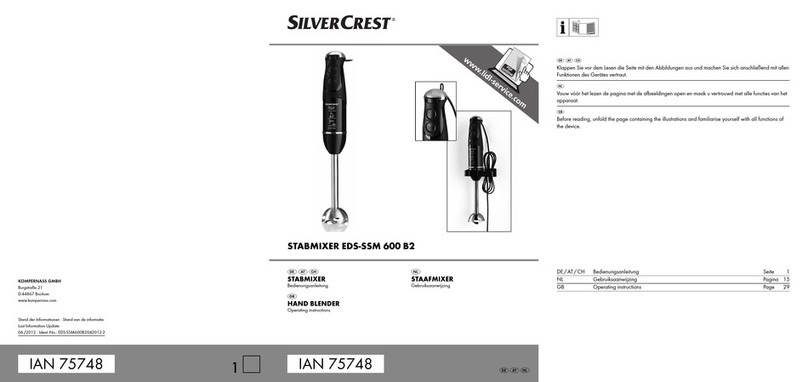 Silvercrest 75748 User manual Silvercrest 75748 User manual