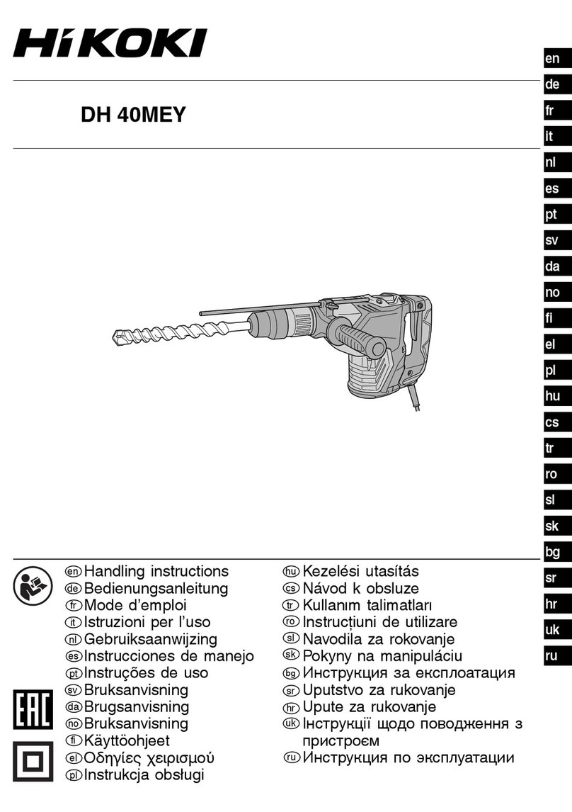 HIKOKI DH 40MEY User manual