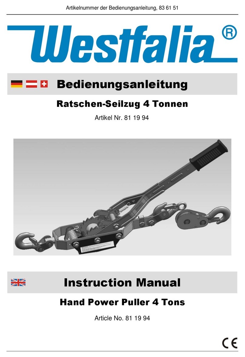 Westfalia 81 19 94 User manual