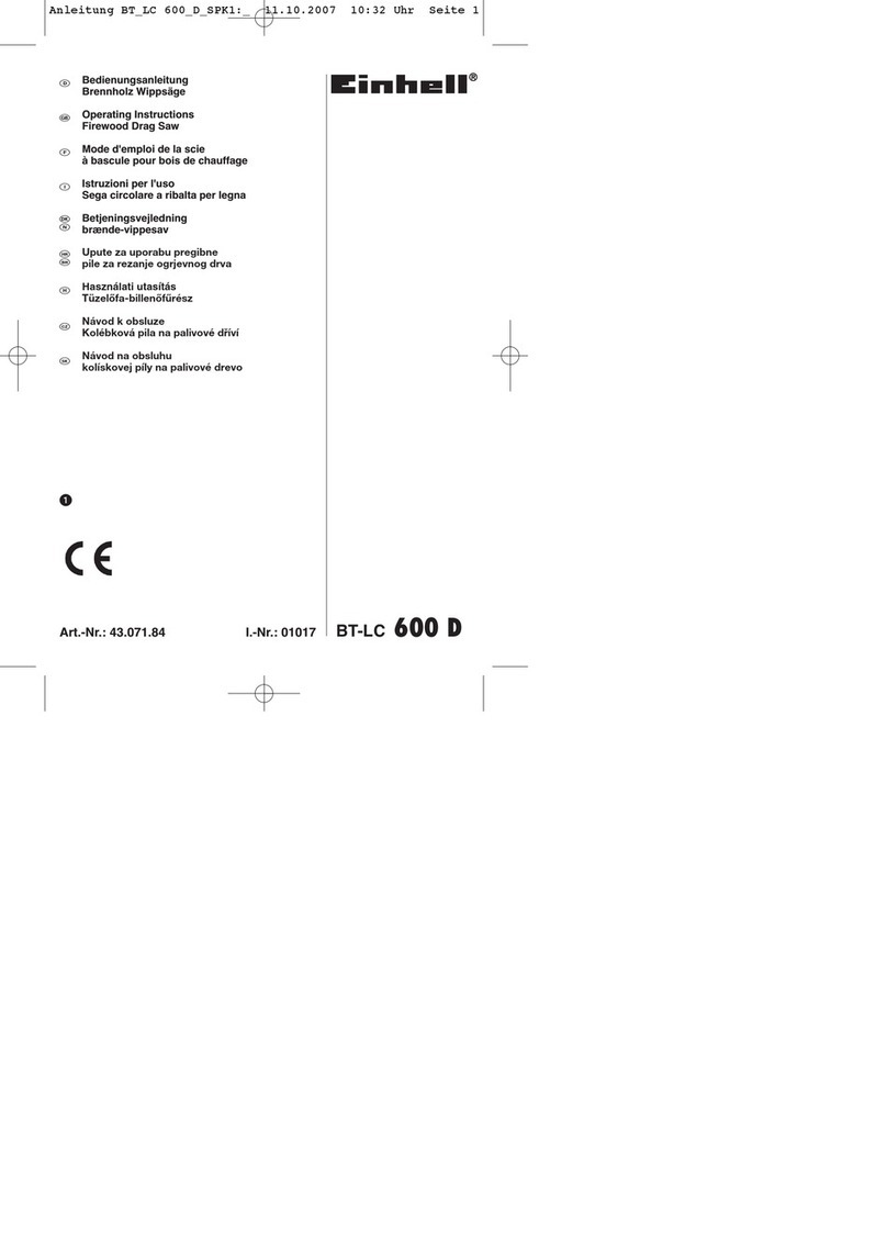 EINHELL BT-LC 600 D User manual
