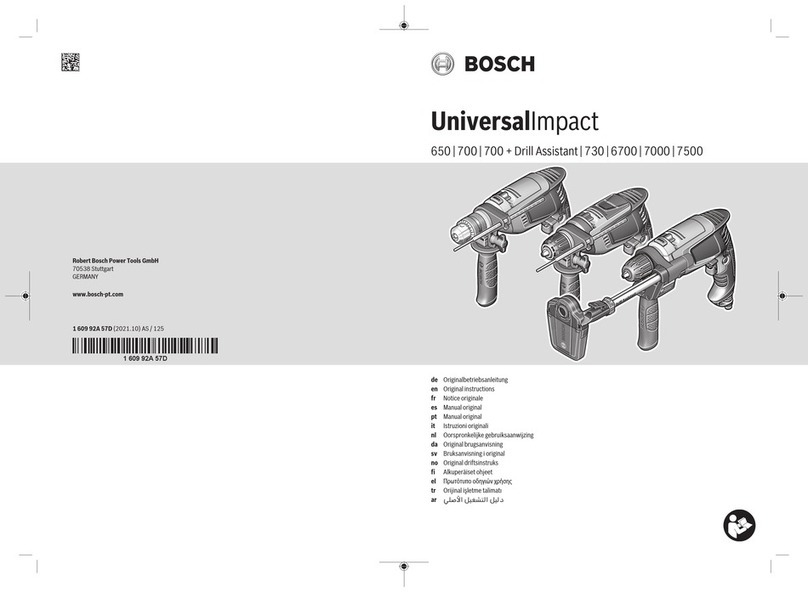 Bosch Drill Assistant 730 User manual