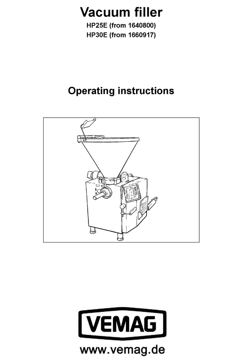 VEMAG HP25E operating instructions