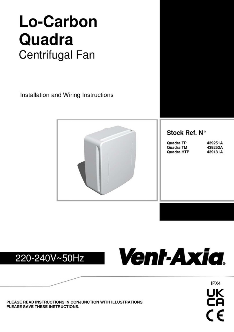 Vent-Axia Lo-Carbon Quadra Assembly instructions