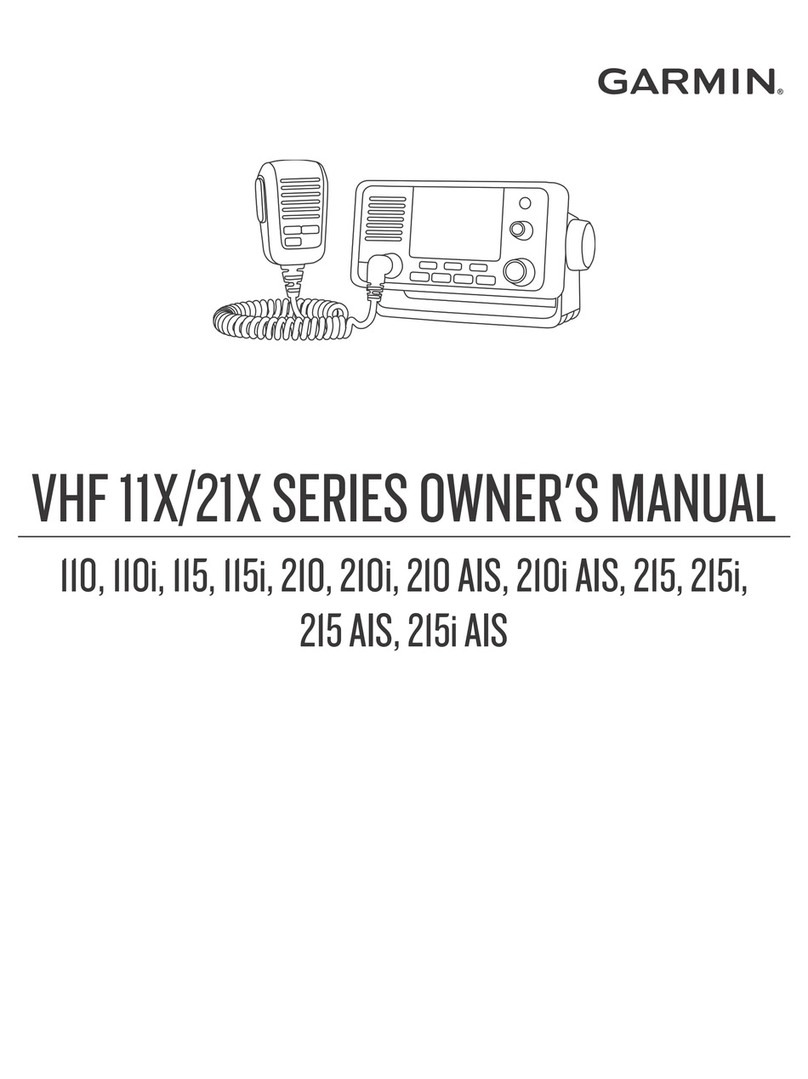 Garmin VHF 11 Series User manual