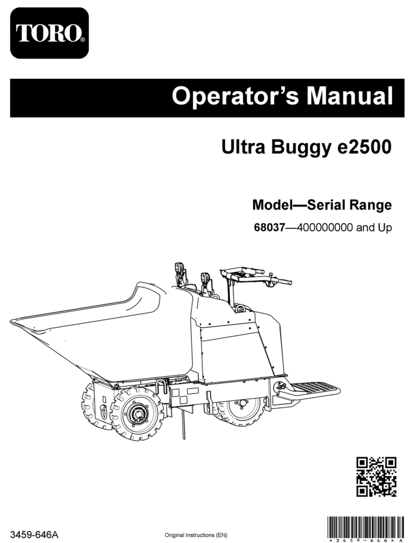 Toro Ultra Buggy e2500 Operator's manual