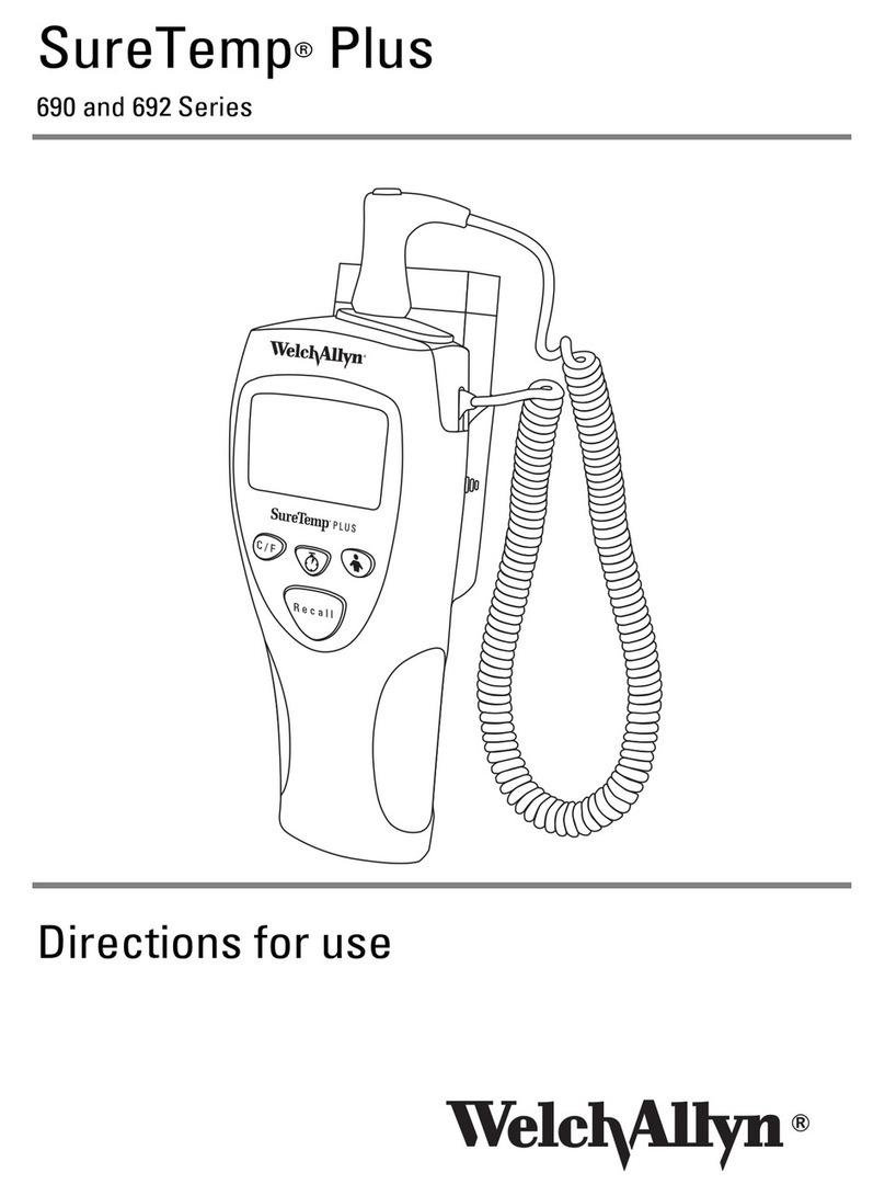 Welch Allyn SureTemp Plus 690 Series Directions for use Welch Allyn SureTemp Plus 690 Series Directions for use