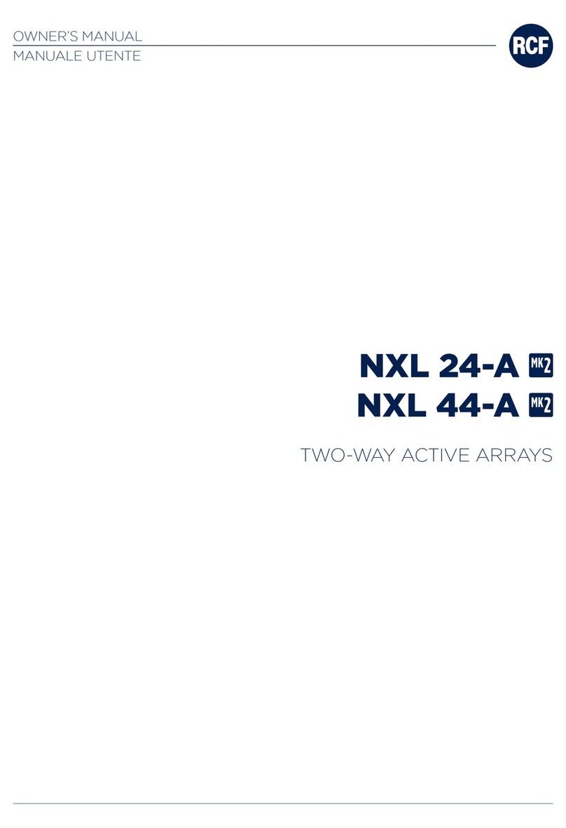 RCF NXL 24-A MK2 User manual