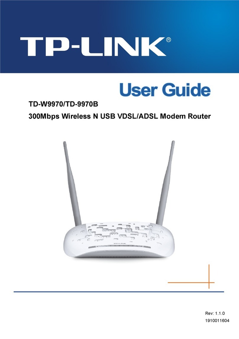 TP-Link TD-9970B User manual