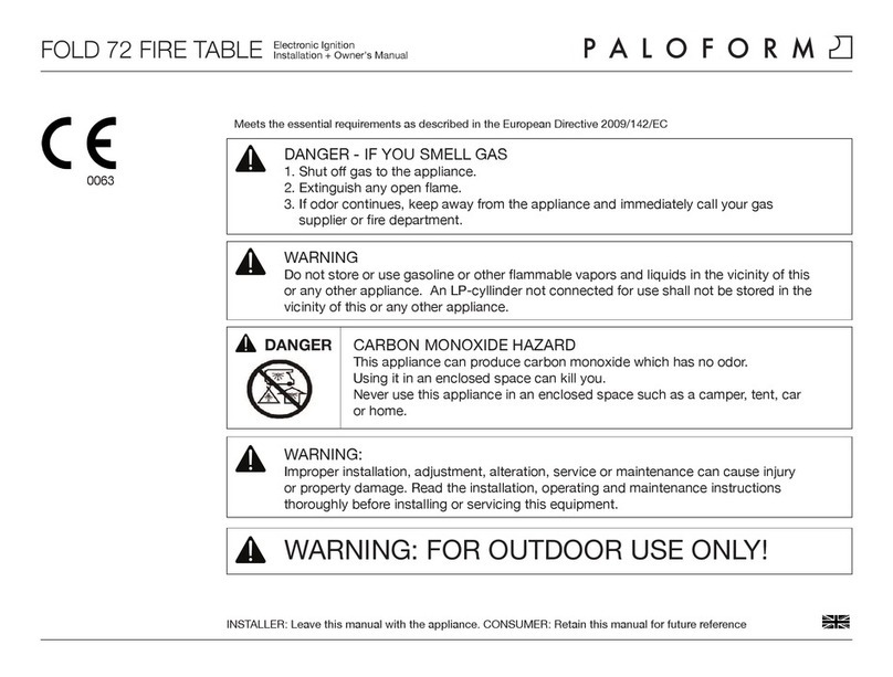 Paloform FOLD 72 Operating instructions Paloform FOLD 72 Operating instructions