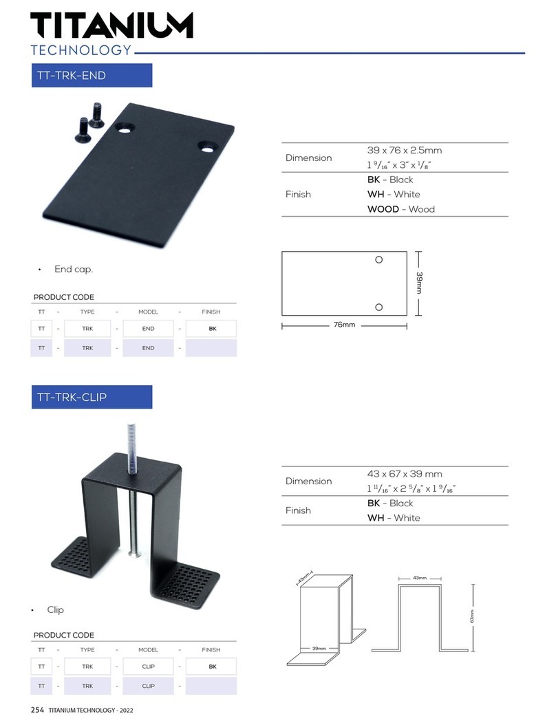 Titanium TT-TRK-END User manual