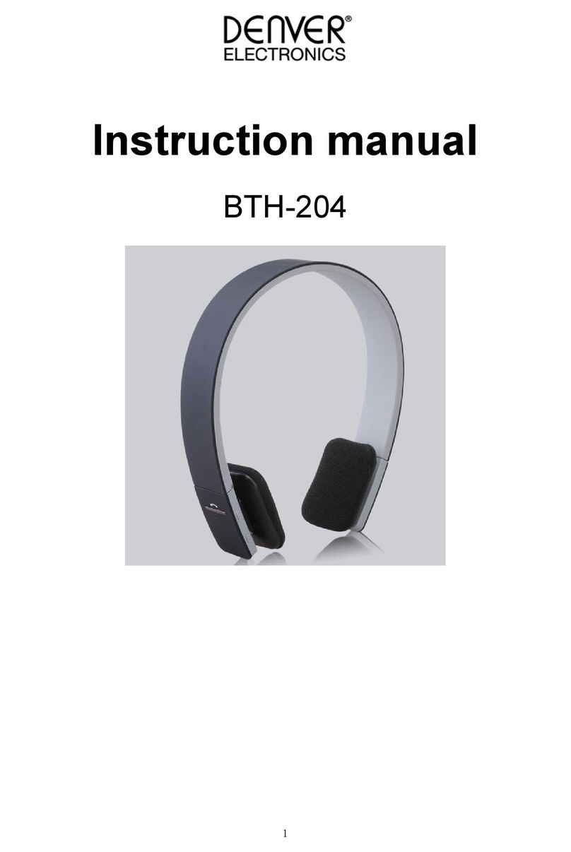 Denver BTH-204 instruction manual