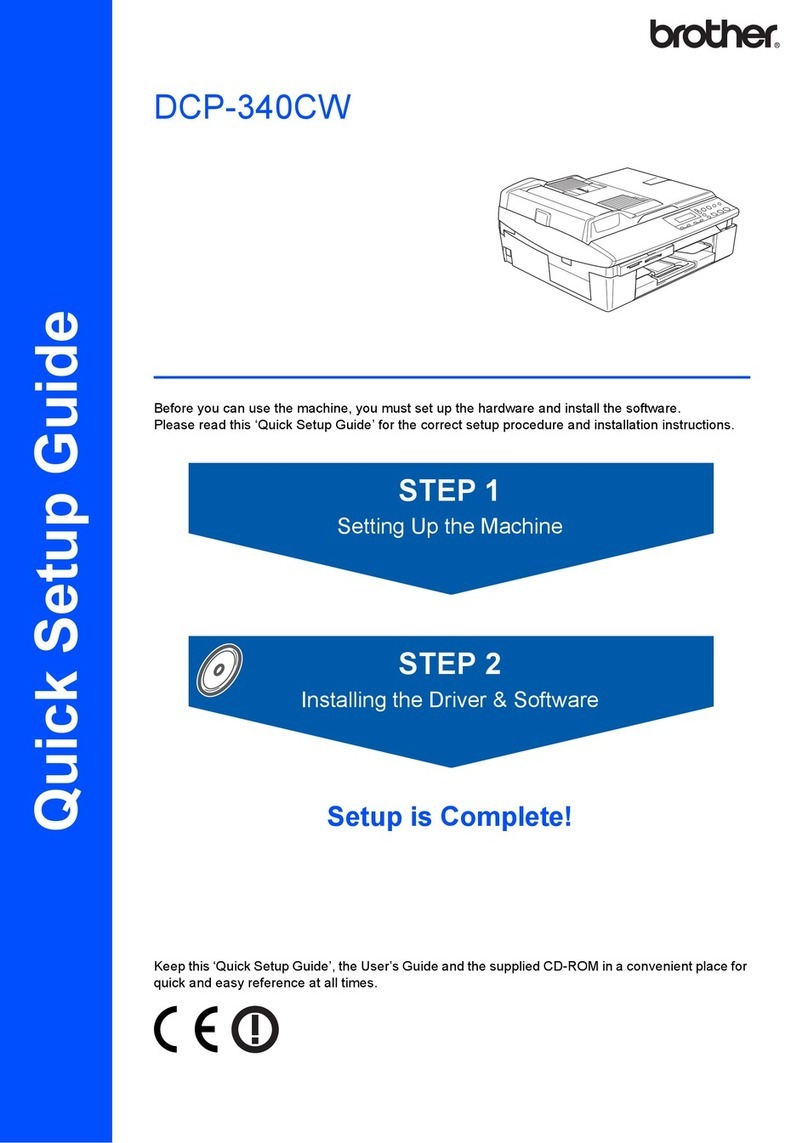 Brother DCP-340CW User manual