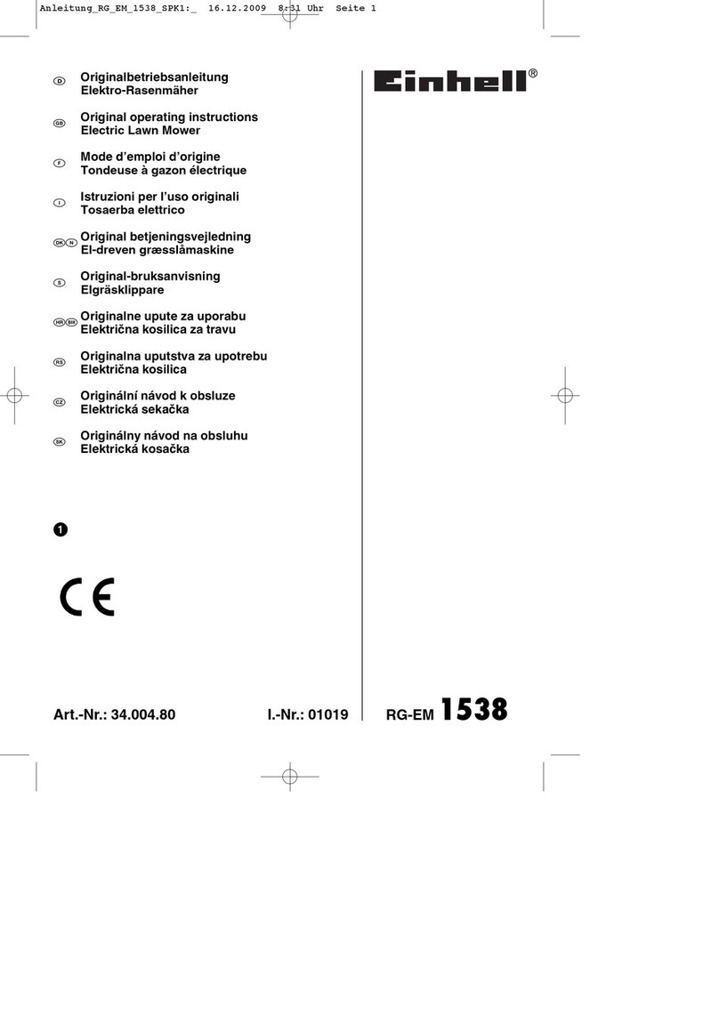 EINHELL RG-EM 1538 User manual
