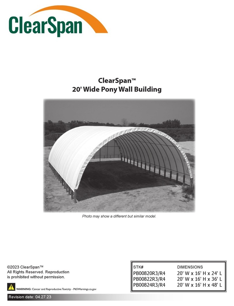 ClearSpan PB00820R3 User manual