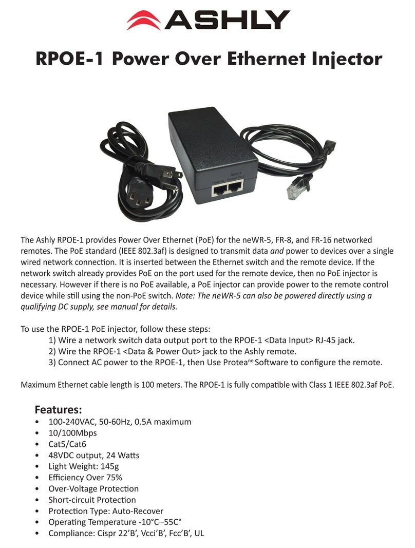 Ashly RPOE-1 manual
