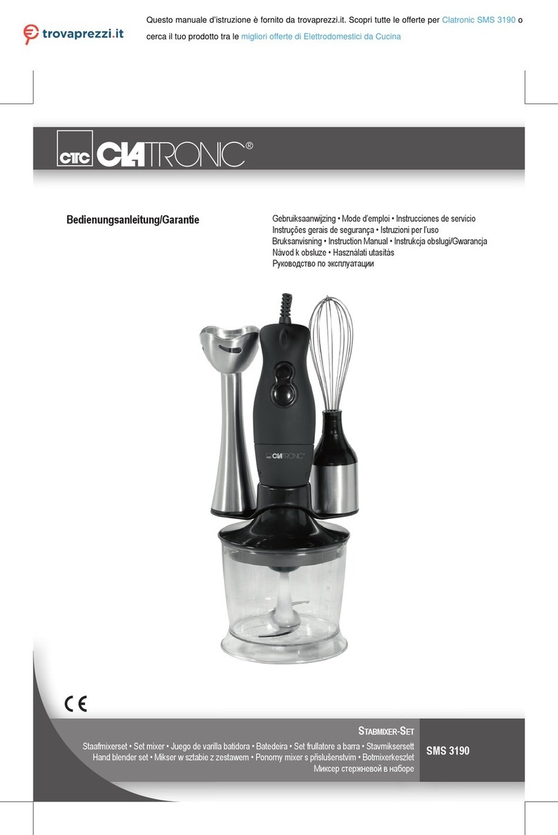 CTC Union CLATRONIC SMS 3190 instruction manual