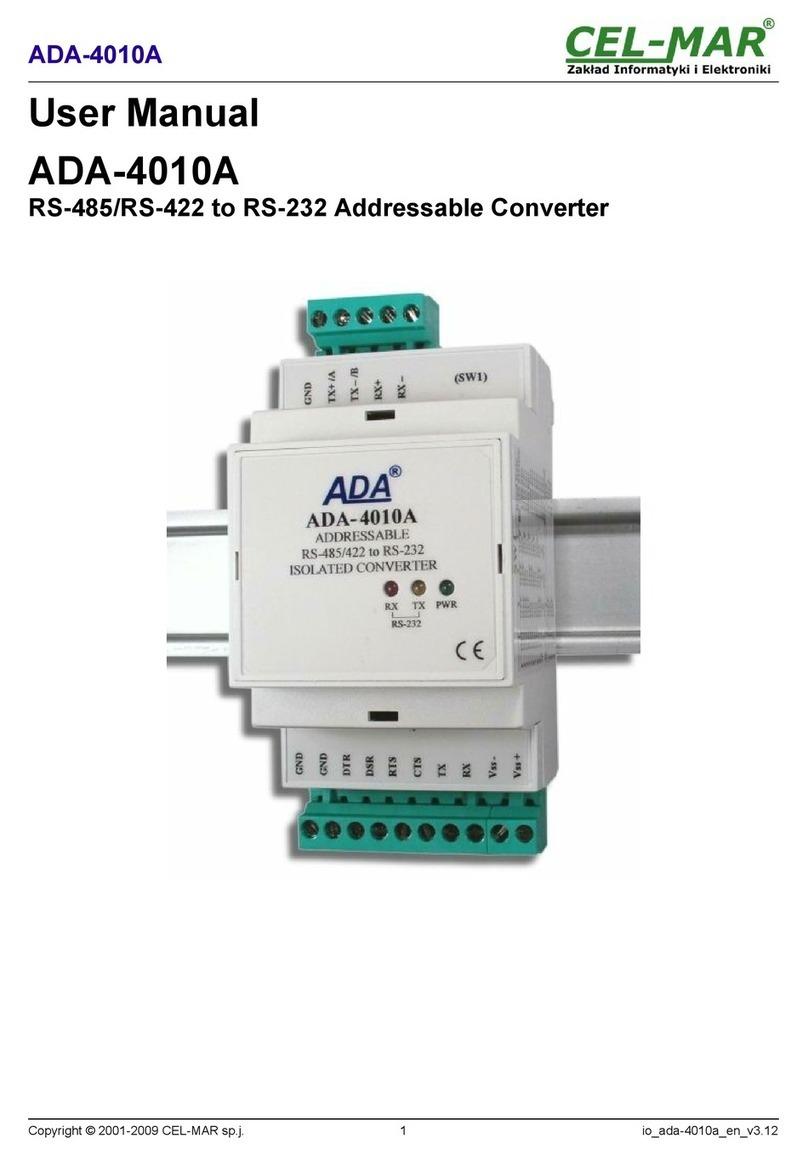 CEL-MAR ADA-4010A user manual