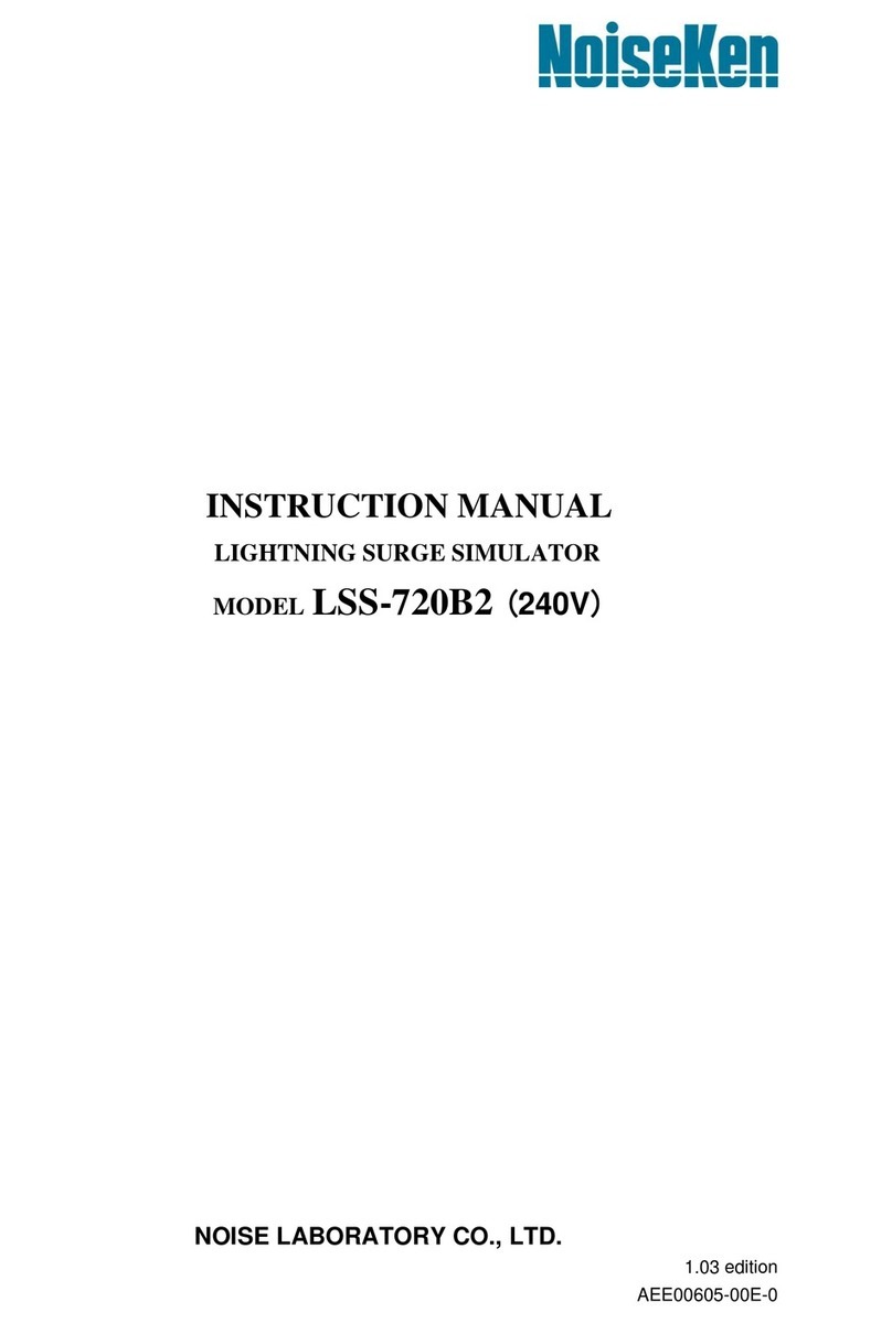 NoiseKen LSS-720B2 instruction manual