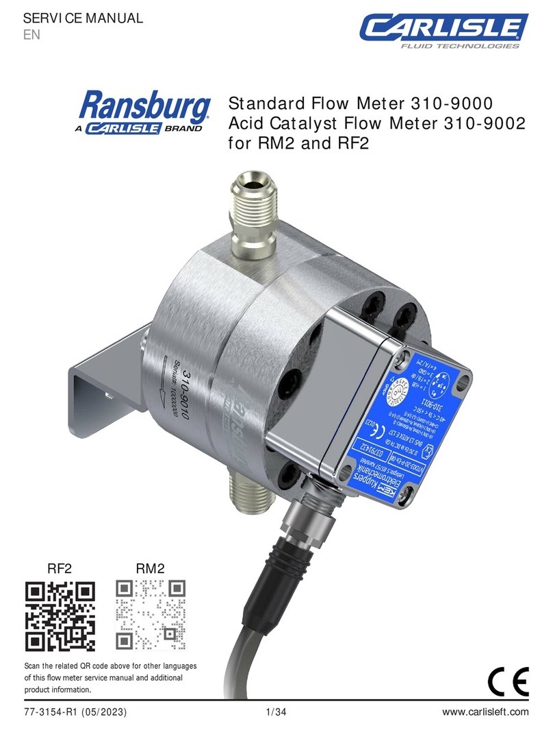 Carlisle Ransburg 310-9000 Service manual